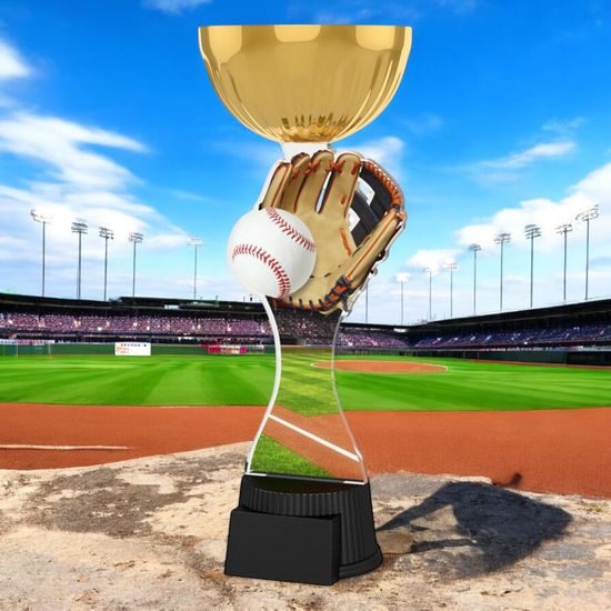 Vancouver Baseball and Glove Gold Cup Trophy