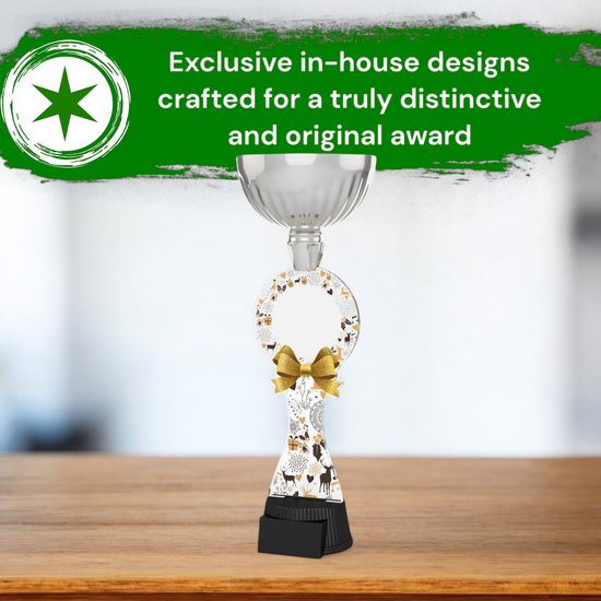 Montreal Christmas White Silver Cup Trophy