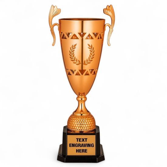 Earl Bronze Laser Cut Trophy Cup