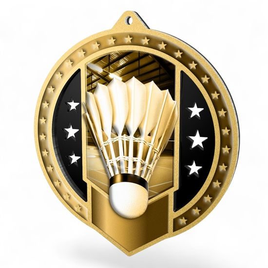Sentinel Classic Badminton Stainless Steel Medal