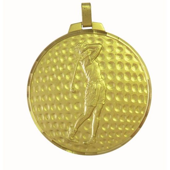 Diamond Edged Female Golf Ball Gold Medal