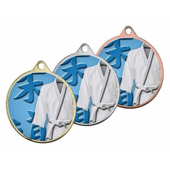 Hercules Texture Print Martial Arts Medal