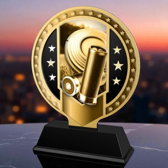 Sentinel Classic Stainless Steel Clay Pigeon Shooting Trophy