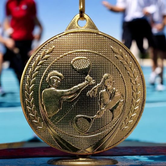 Champion Padel Tennis Gold Medal