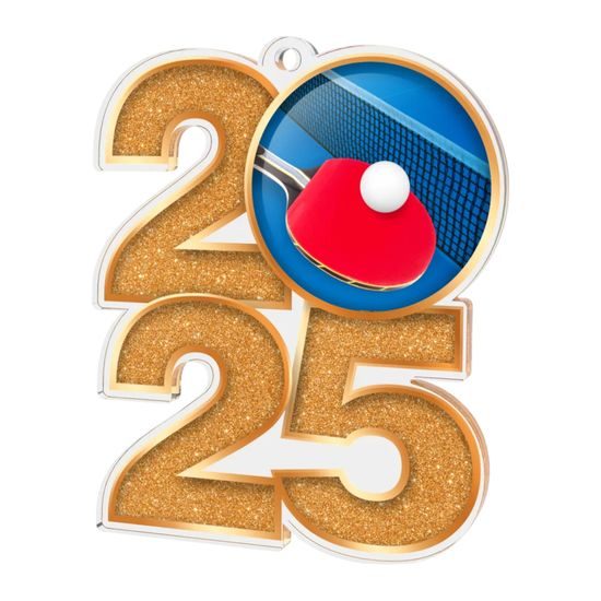 Table Tennis 2025 Medal