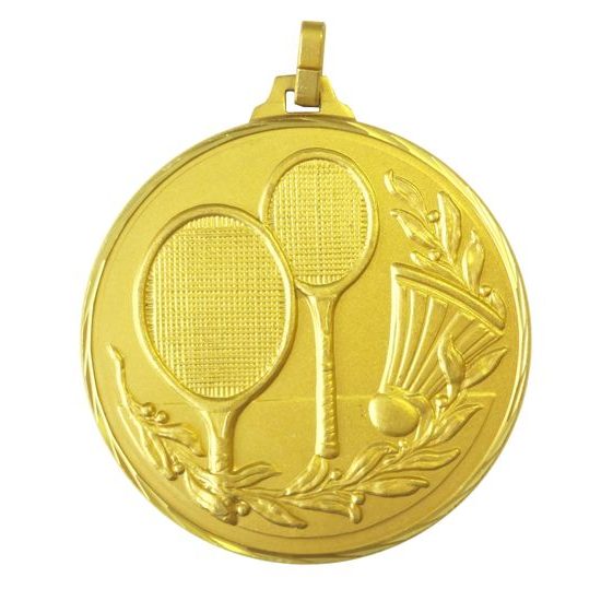 Diamond Edged Badminton Gold Medal