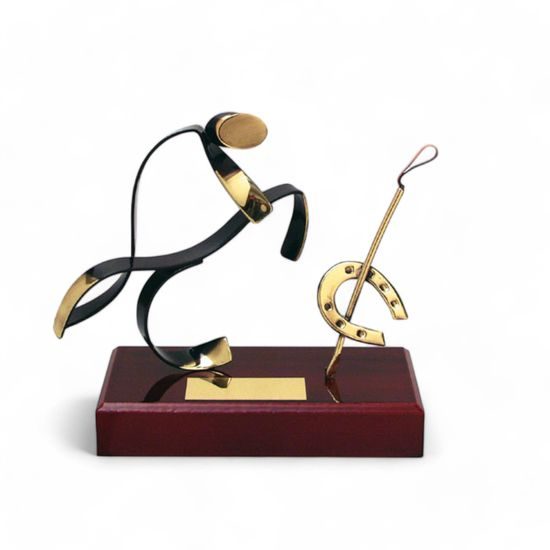 Barcelona Equestrian Handmade Metal Trophy