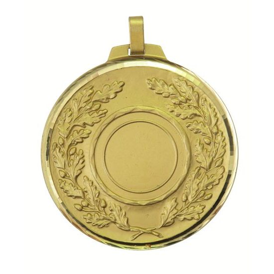 Circlet Logo Insert Gold Brass Medal