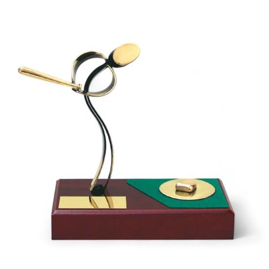 Barcelona Baseball Handmade Metal Trophy
