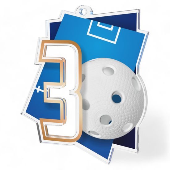 Poznan Floorball Number 3 Medal