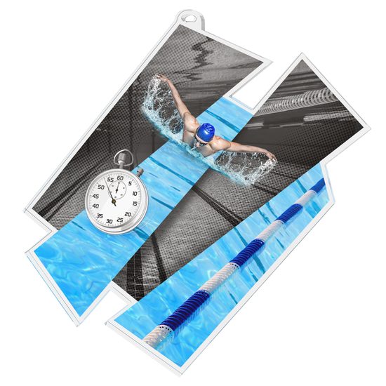 Swimming Supersize Artistic Medal