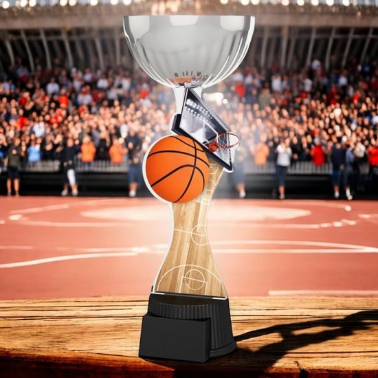 Montreal Basketball Silver Cup Trophy