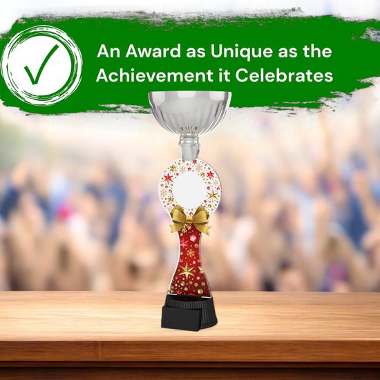 Montreal Christmas Red Silver Cup Trophy