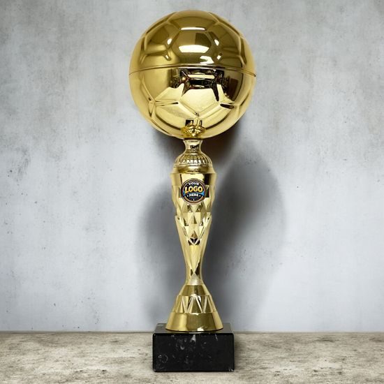 Merida Gold Metal Football Trophy