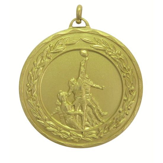 Laurel Rugby Line Out Gold Medal