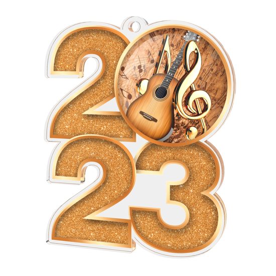 Acoustic Guitar Acrylic 2023 Medal