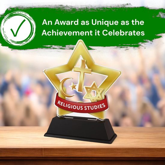 Mini Star Religious Multi-Faith Education Trophy