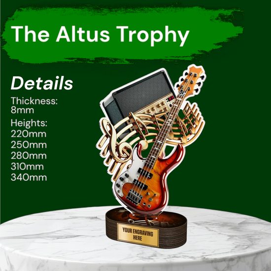 Altus Bass Guitar Trophy