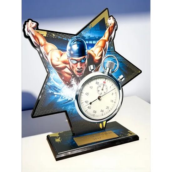 Liano Metal & Acrylic Star Swimming Trophy
