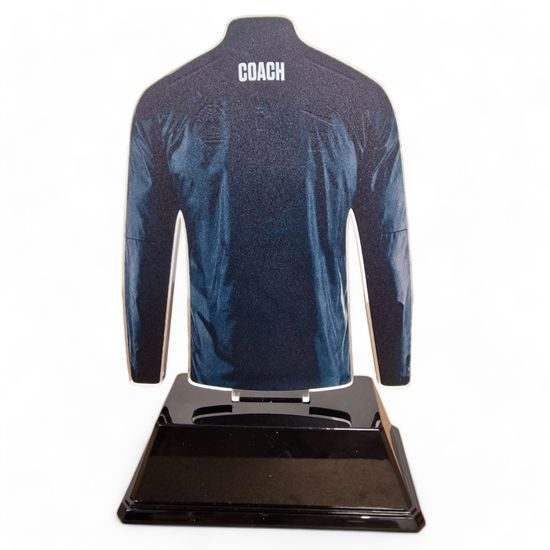Custom Coaches Jacket Trophy with Logo & Initials