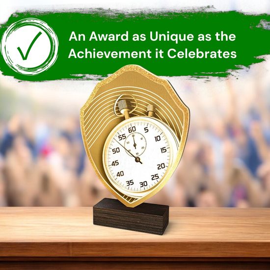 Arden Classic Athletics Running Real Wood Shield Trophy