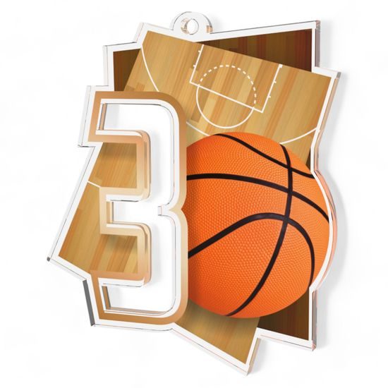 Poznan Baksetball Number 3 Medal