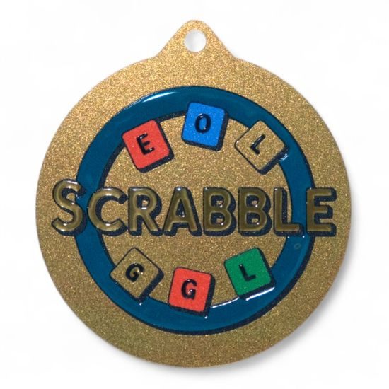 Quantum Scrabble Stainless Steel Medal