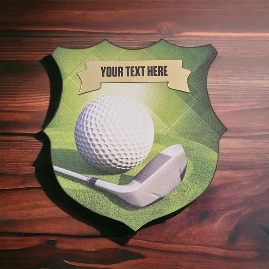 Heraldic Birchwood Golf Shield