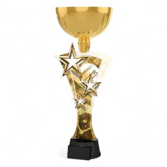 Triple Star Classic Softball Gold Trophy Cup