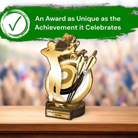 Grove Classic Archery Real Wood Trophy