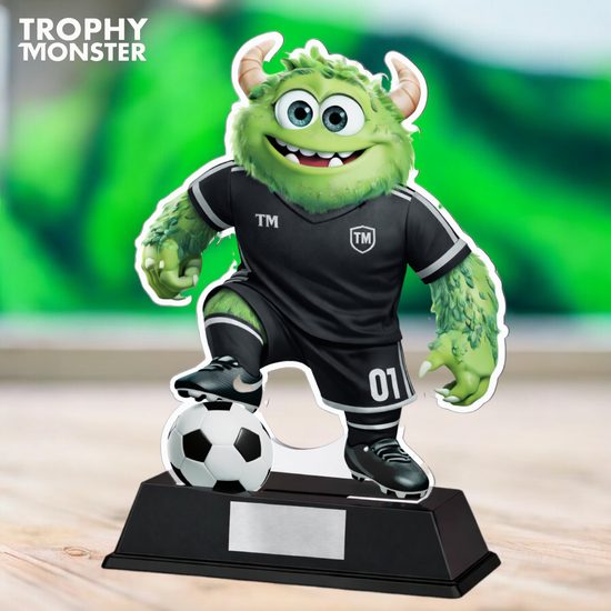 "Kickster" The Football Trophy Monster