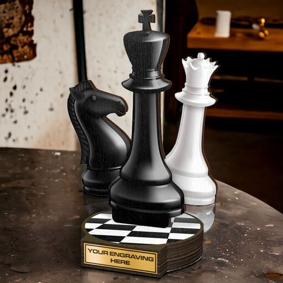 Grove Classic Chess Wood Trophy
