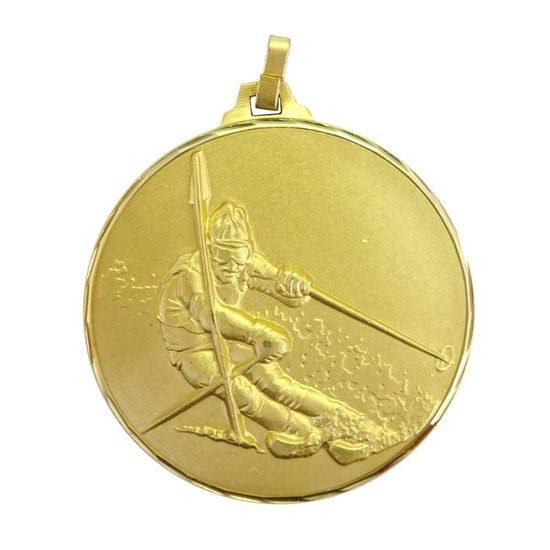 Diamond Edged Skiing Gold Medal