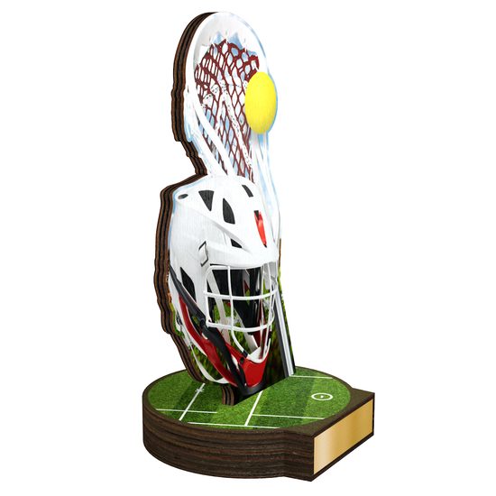 Grove Lacrosse Real Wood Trophy