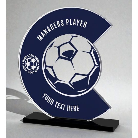Cantu Deluxe Custom Printed Managers Player Football Trophy