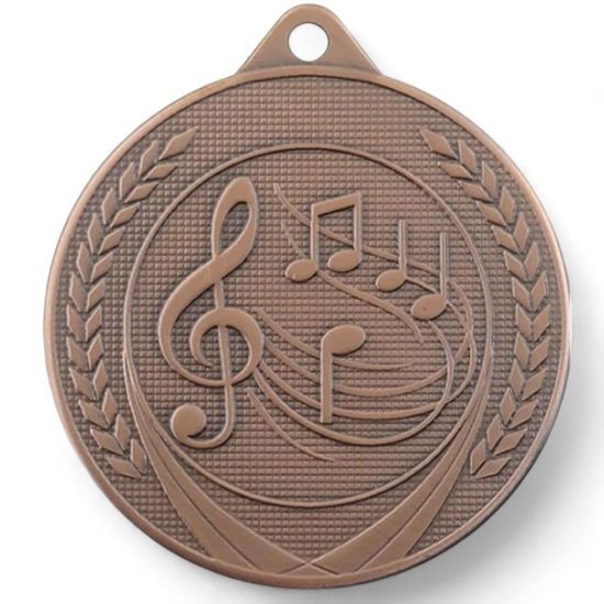 Champion Embossed Music Bronze Medal