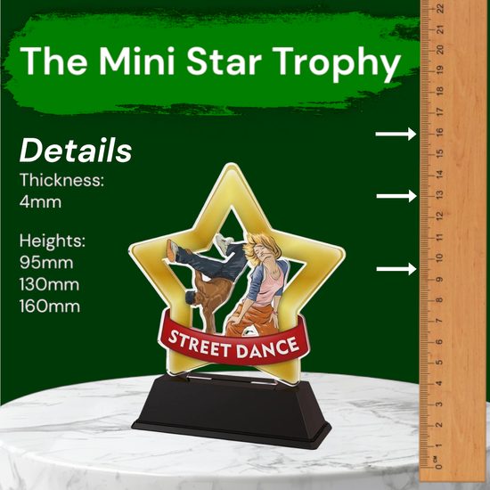 Mini Star Street Dance Trophy