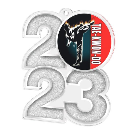 Taekwondo 2023 Acrylic Medal