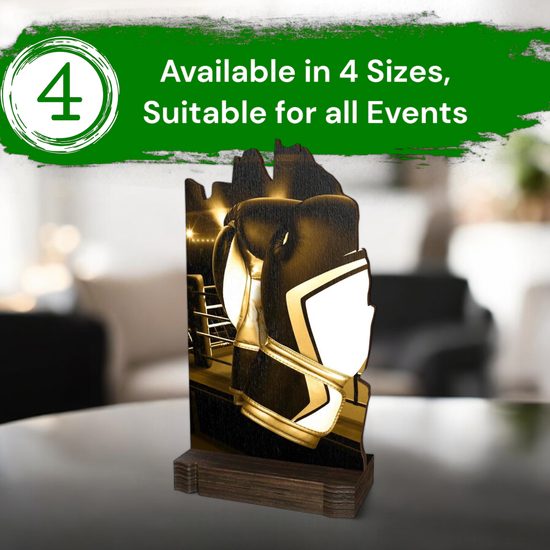 Shard Classic Boxing Eco Friendly Wooden Trophy