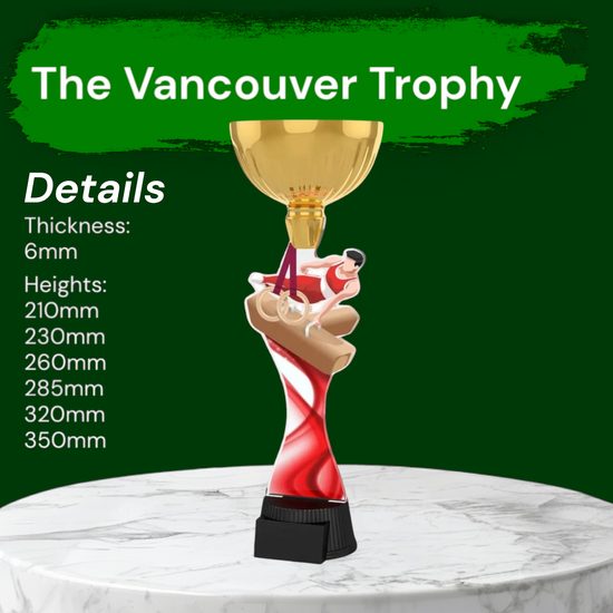 Vancouver Male Gymnast Gold Cup Trophy