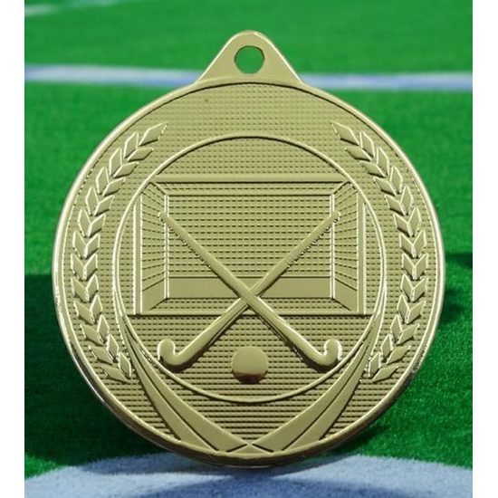 Champion Embossed Hockey Gold Medal