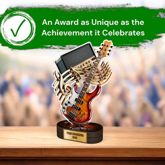 Altus Bass Guitar Trophy