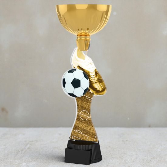 Vancouver Classic Football Boot and Ball Gold Cup Trophy