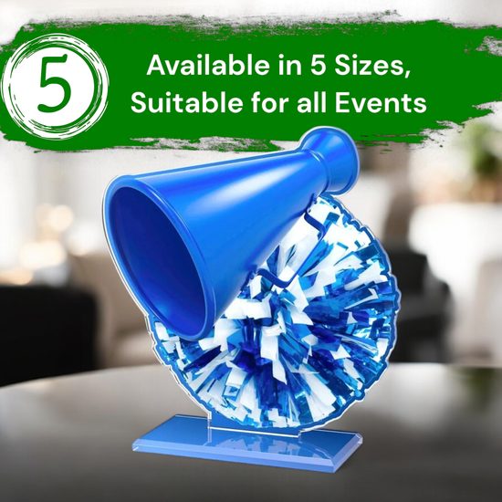 Cannes Blue Cheearleading Trophy