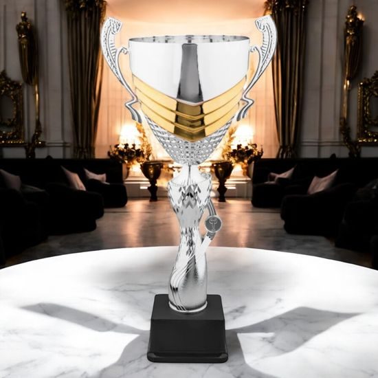 Harley Silver and Gold Logo Insert Cup