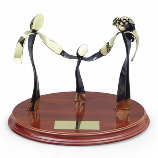 Navas Family Handmade Metal Trophy