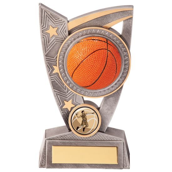 Triumphant 3D Basketball Trophy