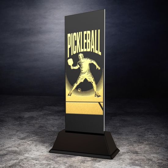 Shadowline Pickleball Men’s Trophy – Stainless Steel Award