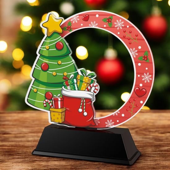Festive Presents Under the Tree Trophy
