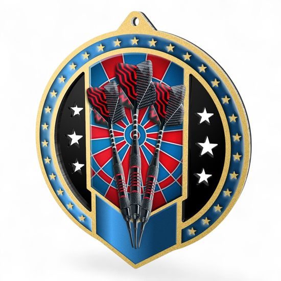 Sentinel Electronic Darts Stainless Steel Medal
